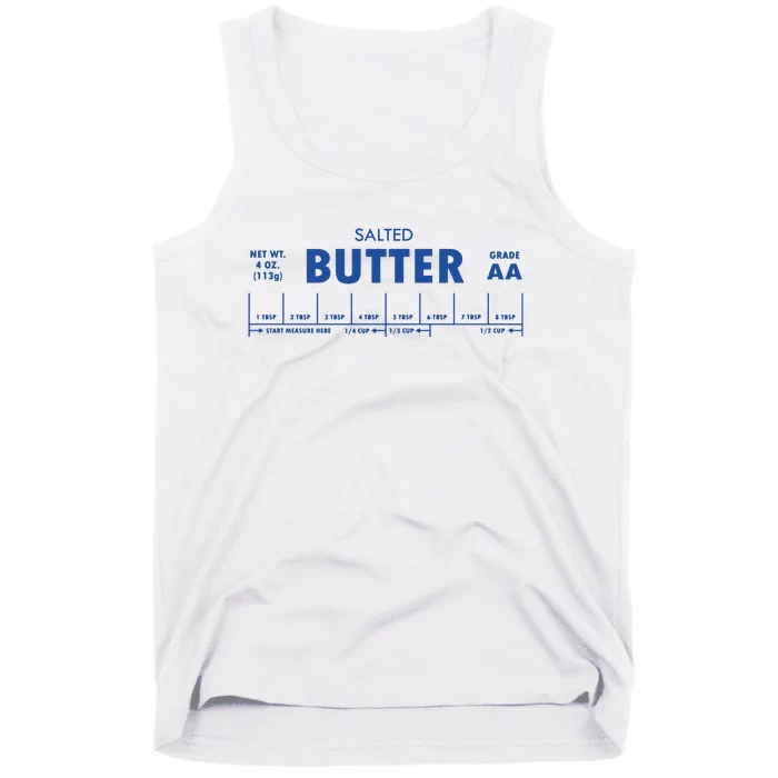 Salted Butter Baker Gift Butter Lover Tank Top