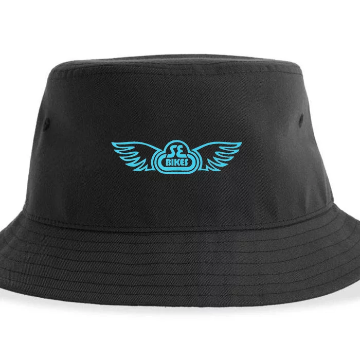 se bikes baby blue wing Sustainable Bucket Hat