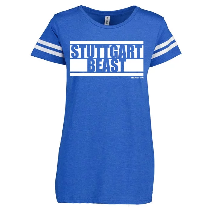 Stuttgart Beast Bodybuilding Fitness Gym Motivation Sayings Gift Enza Ladies Jersey Football T-Shirt