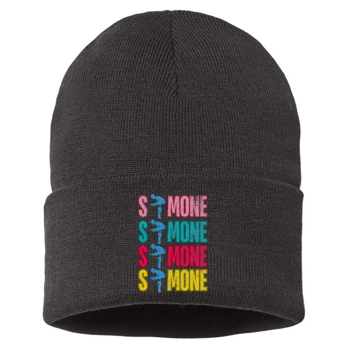 Simone Balance Beam Sustainable Knit Beanie