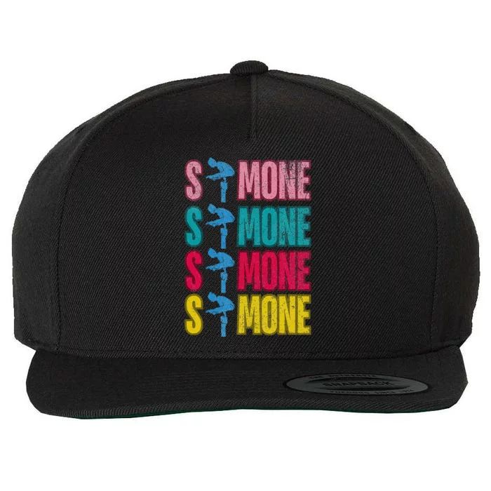 Simone Balance Beam Wool Snapback Cap