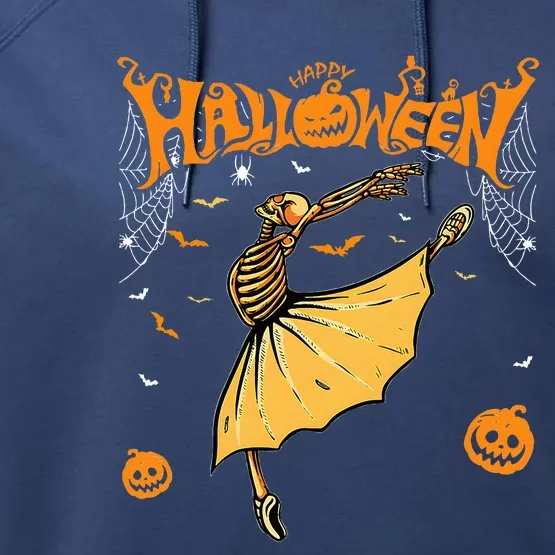 Skeleton Ballerinas Ballet Dance Cute Halloween Costume Performance Fleece Hoodie