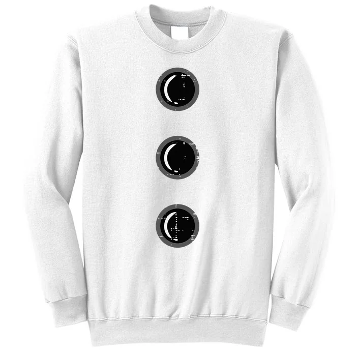 Snowman Buttons Costume Funny Christmas Xmas Sweatshirt