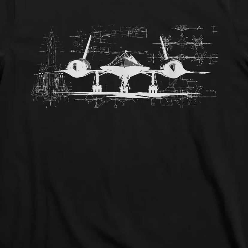 SR71 Blackbird Cold War Recon Plane T-Shirt