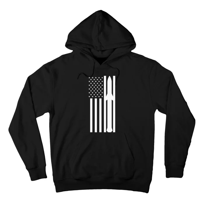 Starship Boca Chica Starbase A American Flag Hoodie