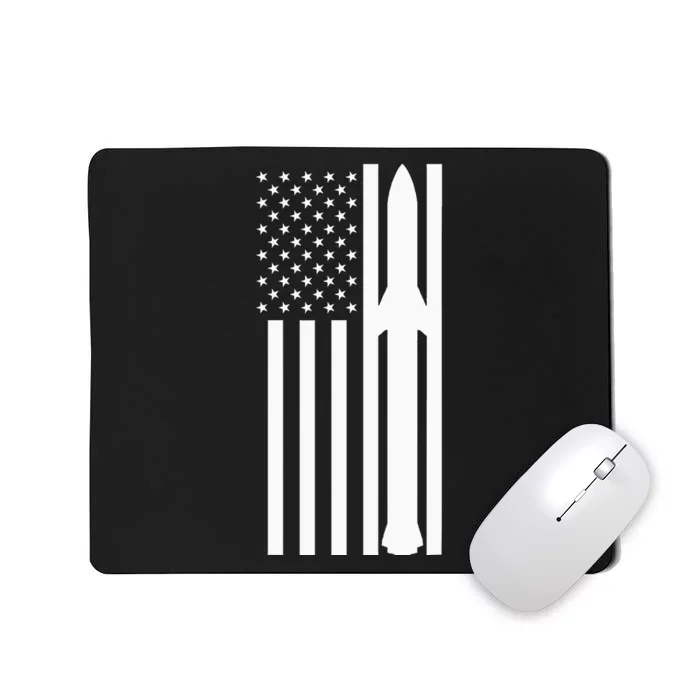 Starship Boca Chica Starbase A American Flag Mousepad