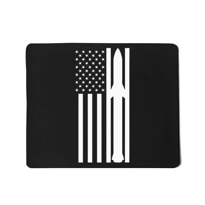 Starship Boca Chica Starbase A American Flag Mousepad