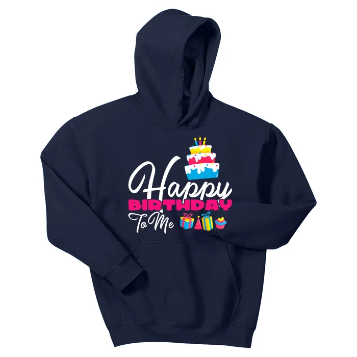 Sweet Birthday Cake Happy Birthday To Me Kids Hoodie