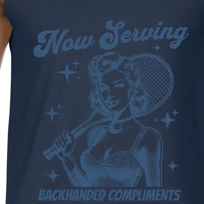 Serving Backhanded Compliments Retro Comfort Colors® Tank Top