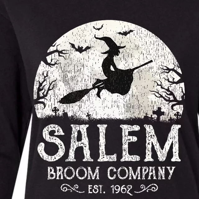 Salem Broom Company Grunge Halloween Womens Cotton Relaxed Long Sleeve T-Shirt