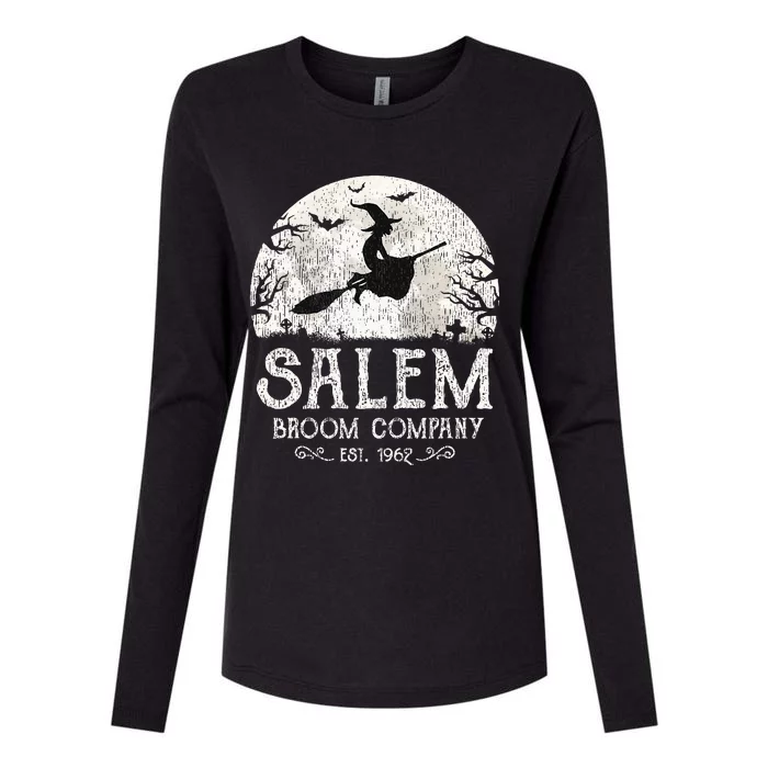 Salem Broom Company Grunge Halloween Womens Cotton Relaxed Long Sleeve T-Shirt