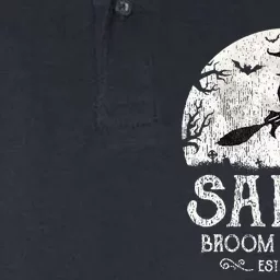 Salem Broom Company Grunge Halloween Softstyle Adult Sport Polo