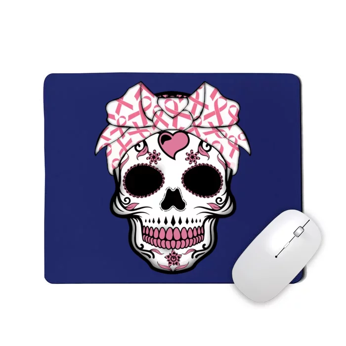 Skull Breast Cancer Mousepad