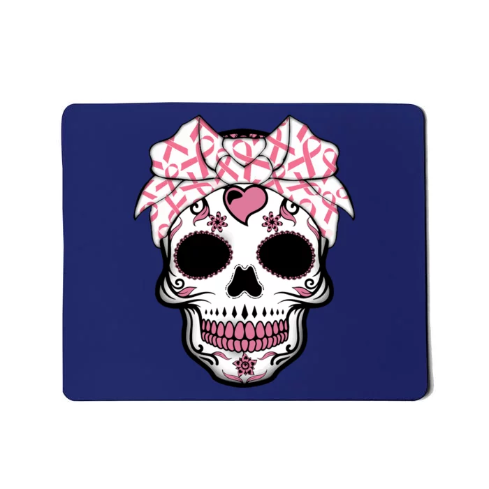 Skull Breast Cancer Mousepad