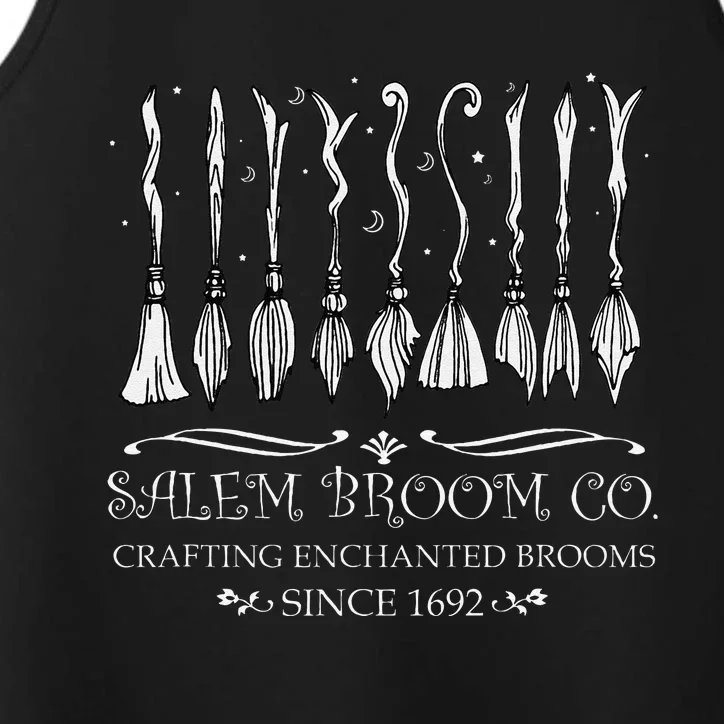 Salem Broom Company For A Halloween Fan Performance Tank