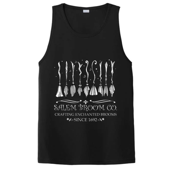 Salem Broom Company For A Halloween Fan Performance Tank