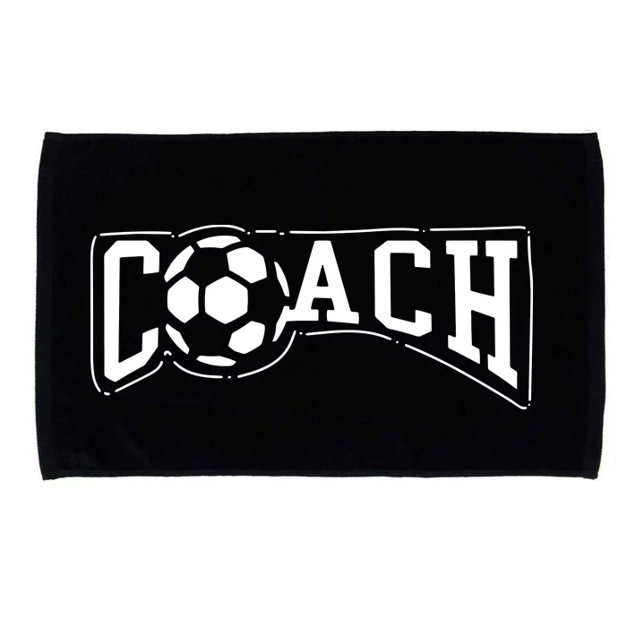 Soccer Ball Coach Gift Sports Coaching Head Microfiber Hand Towel