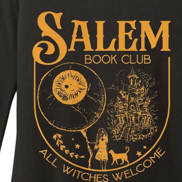 Salem Book Club Bookish library for book nerds bookworms Womens CVC Long Sleeve Shirt