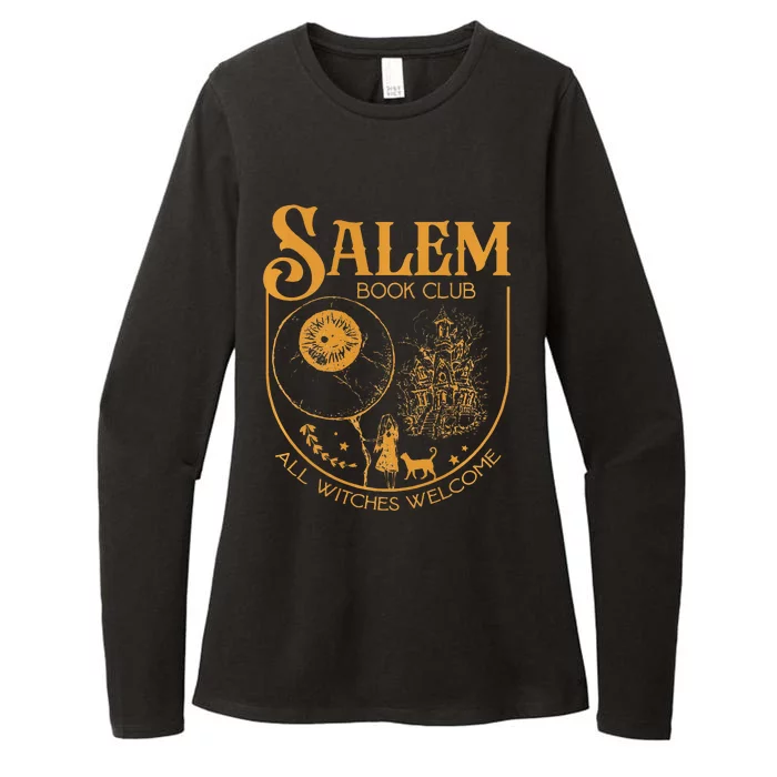 Salem Book Club Bookish library for book nerds bookworms Womens CVC Long Sleeve Shirt