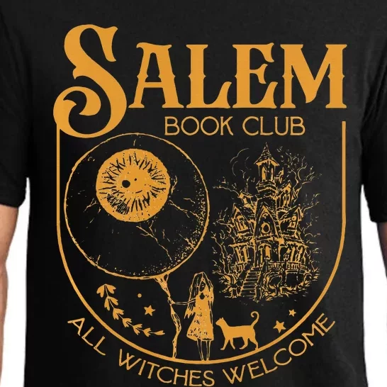 Salem Book Club Bookish library for book nerds bookworms Pajama Set