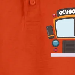 School Bus Costume Halloween Bus Driver Funny Dry Zone Grid Performance Polo