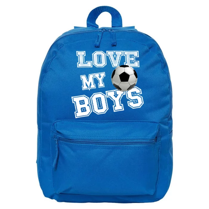 Soccer Ball Cute Soccer Mom Love My Soccer Futbol Cute Gift 16 in Basic Backpack