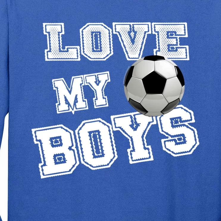 Soccer Ball Cute Soccer Mom Love My Soccer Futbol Cute Gift Tall Long Sleeve T-Shirt