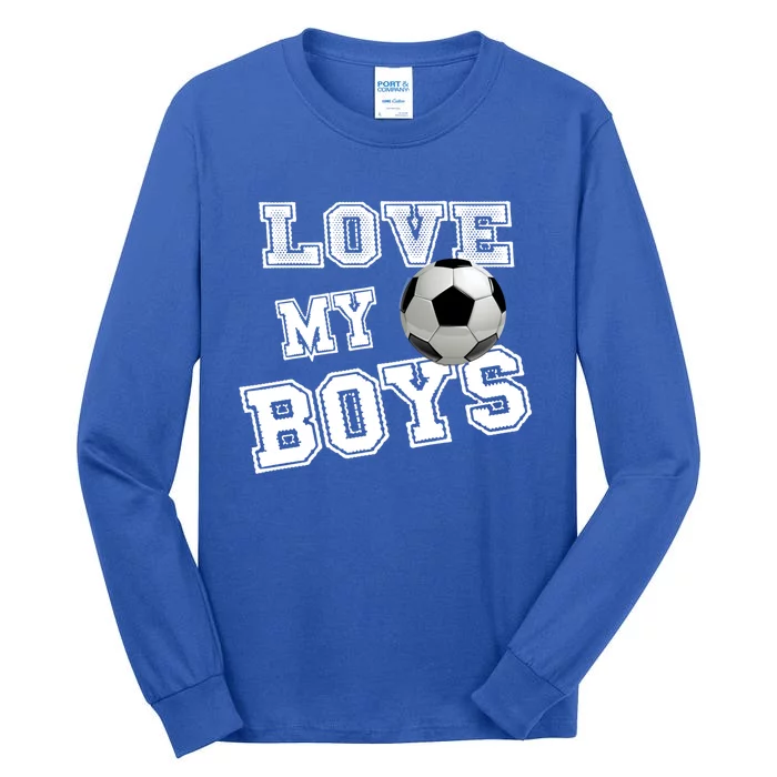 Soccer Ball Cute Soccer Mom Love My Soccer Futbol Cute Gift Tall Long Sleeve T-Shirt