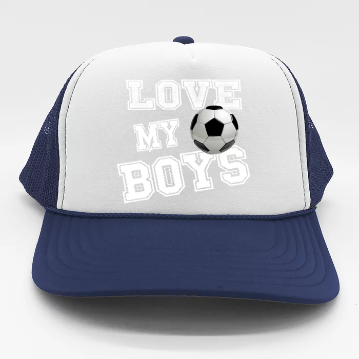 Soccer Ball Cute Soccer Mom Love My Soccer Futbol Cute Gift Trucker Hat