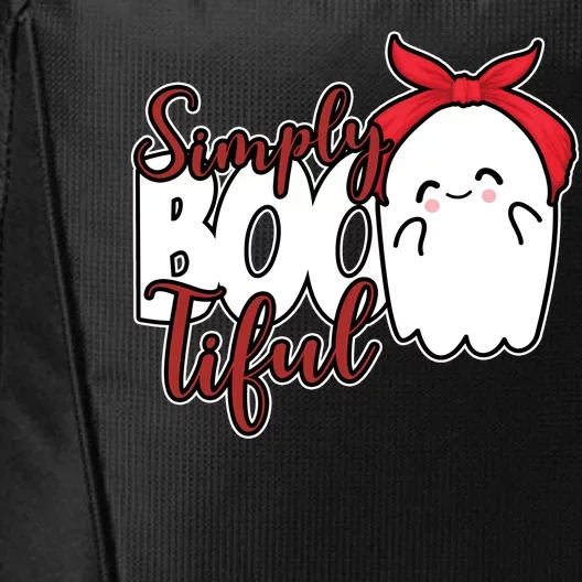 Simply Bootiful Cute Halloween Ghost City Backpack