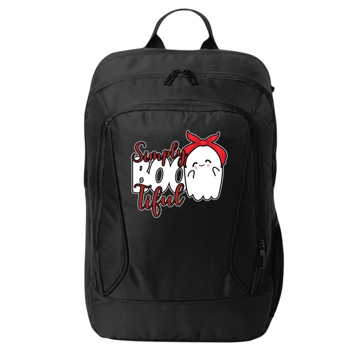 Simply Bootiful Cute Halloween Ghost City Backpack