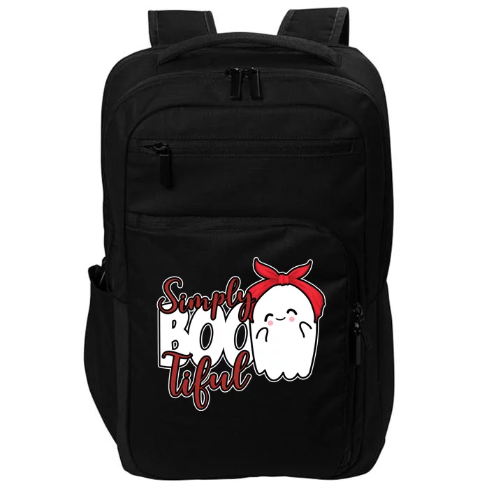 Simply Bootiful Cute Halloween Ghost Impact Tech Backpack