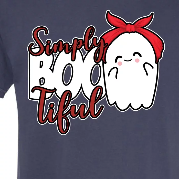 Simply Bootiful Cute Halloween Ghost Garment-Dyed Heavyweight T-Shirt