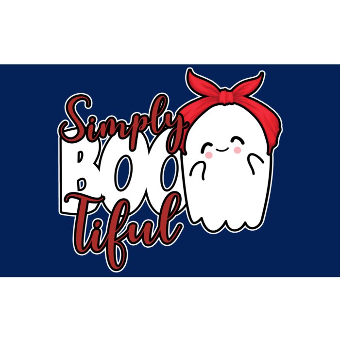 Simply Bootiful Cute Halloween Ghost Bumper Sticker