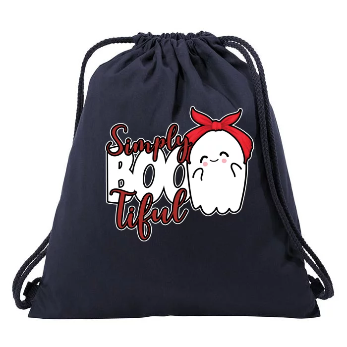 Simply Bootiful Cute Halloween Ghost Drawstring Bag