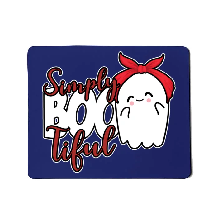 Simply Bootiful Cute Halloween Ghost Mousepad