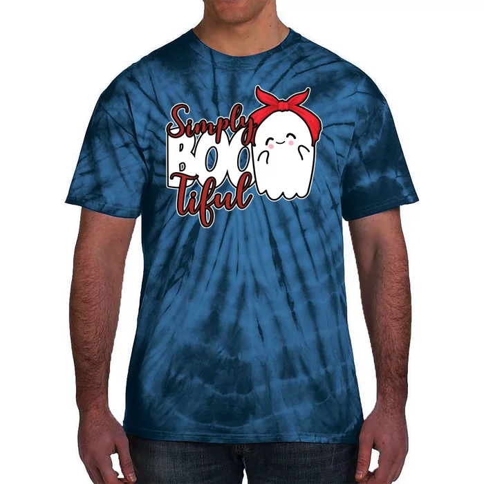 Simply Bootiful Cute Halloween Ghost Tie-Dye T-Shirt