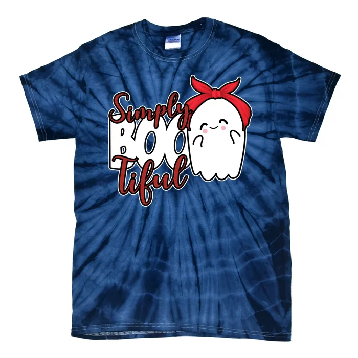 Simply Bootiful Cute Halloween Ghost Tie-Dye T-Shirt