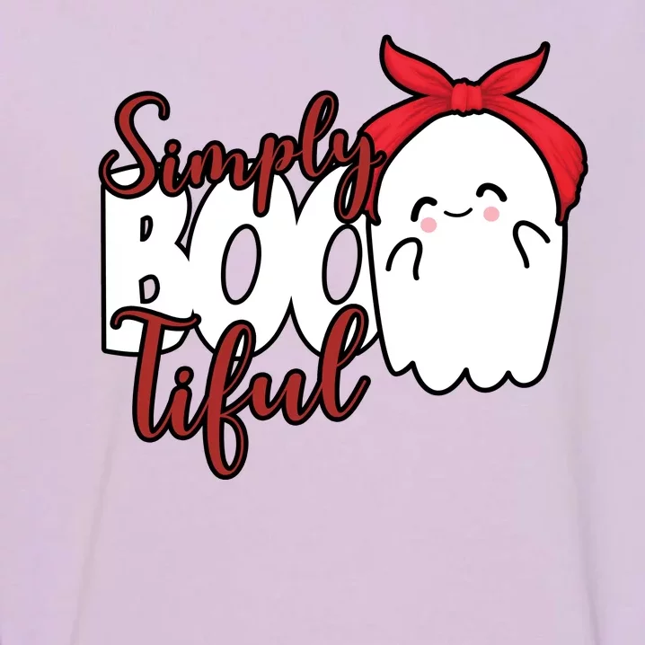 Simply Bootiful Cute Halloween Ghost Garment-Dyed Sweatshirt