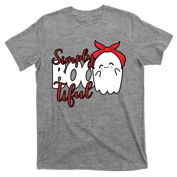 Simply Bootiful Cute Halloween Ghost T-Shirt