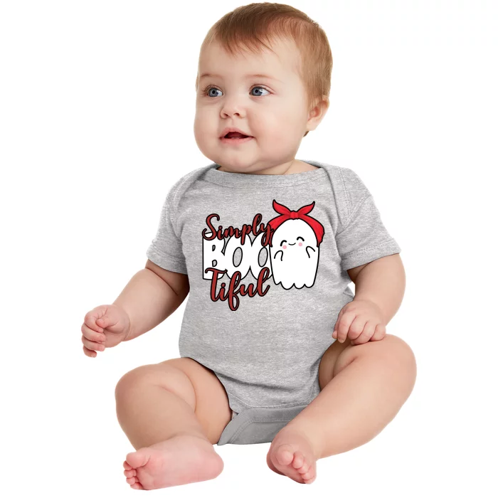 Simply Bootiful Cute Halloween Ghost Baby Bodysuit