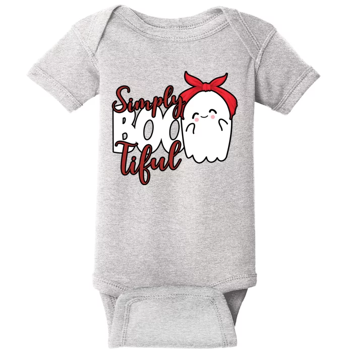 Simply Bootiful Cute Halloween Ghost Baby Bodysuit