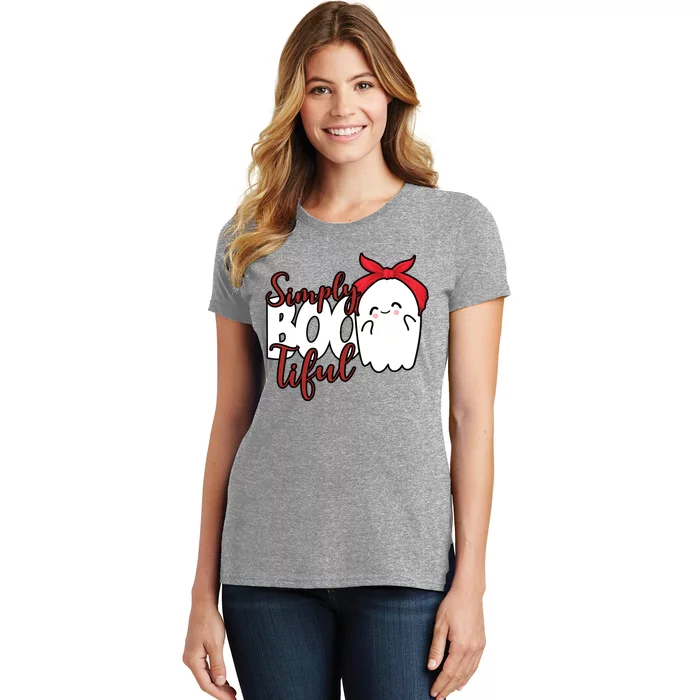 Simply Bootiful Cute Halloween Ghost Women's T-Shirt