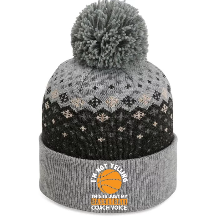 Sarcastic Basketball Coaching Basketball Coaches Gift The Baniff Cuffed Pom Beanie