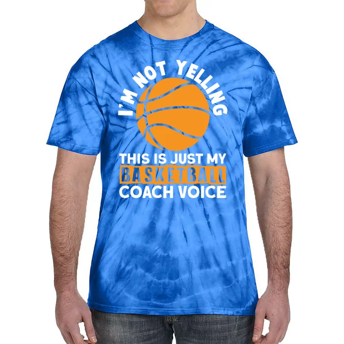 Sarcastic Basketball Coaching Basketball Coaches Gift Tie-Dye T-Shirt