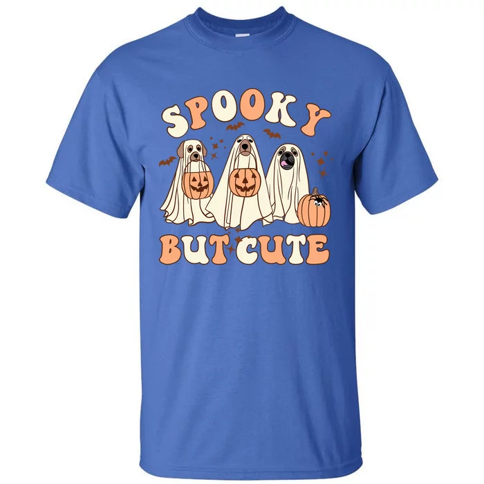 Spooky But Cute Ghost Dog Halloween Pumpkin Trick Or Treat Gift Tall T-Shirt