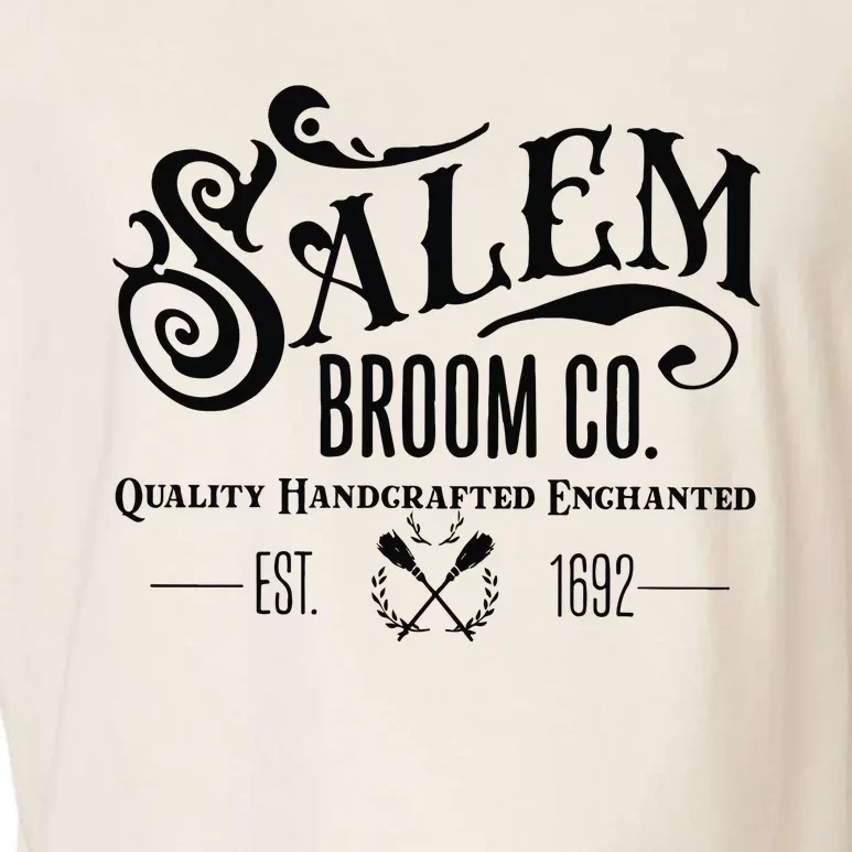 Salem Broom Co Quality Handcrafted Enchanted Est 1692 Garment-Dyed Women's Muscle Tee