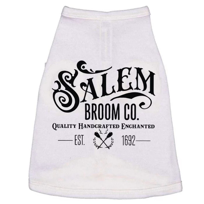 Salem Broom Co Quality Handcrafted Enchanted Est 1692 Doggie Tank