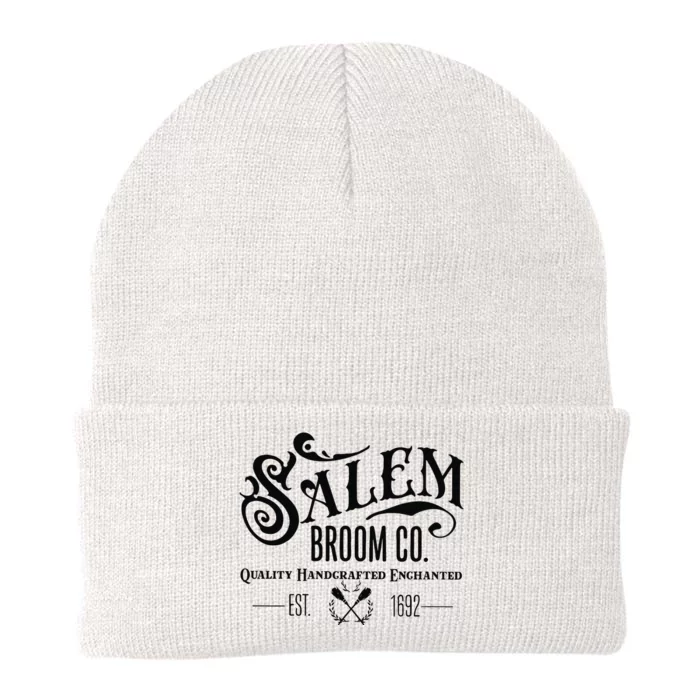 Salem Broom Co Quality Handcrafted Enchanted Est 1692 Knit Cap Winter Beanie