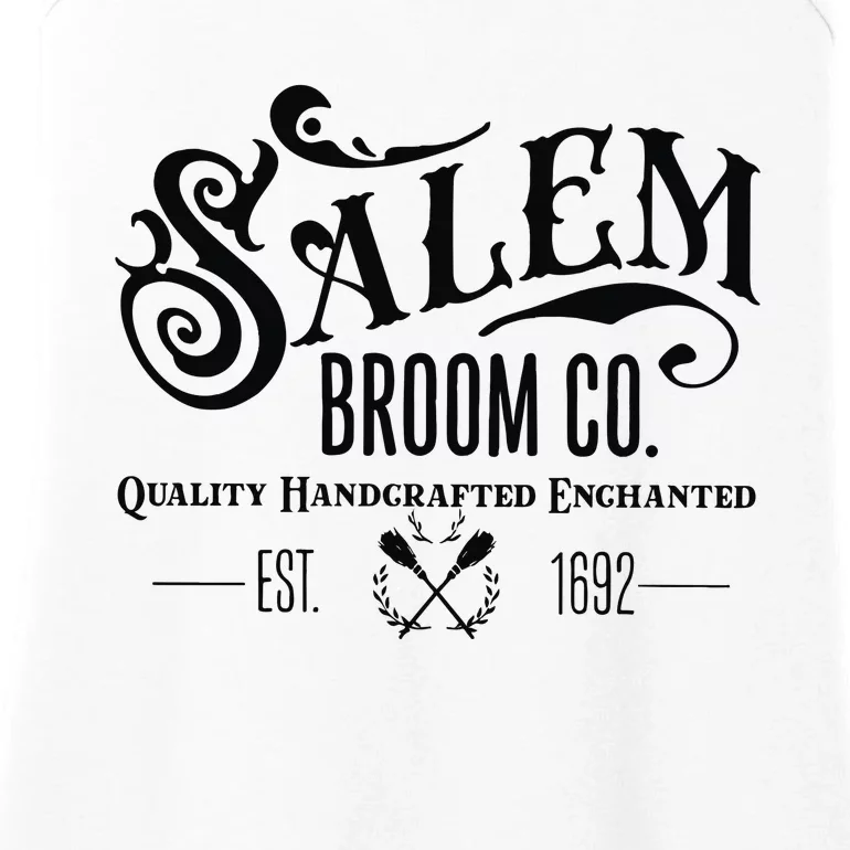 Salem Broom Co Quality Handcrafted Enchanted Est 1692 Ladies Essential Tank